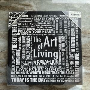 NEW! The Art of Living wall plastic canvas, bought but never hung up. Smoke free